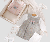 فستان شتوى منقط فيونكه